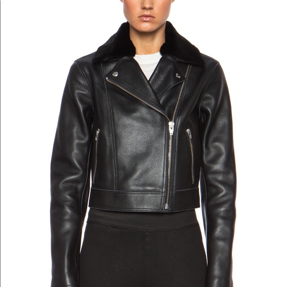 Alexander Wang Jackets & Coats | Leather Jacket | Poshmark